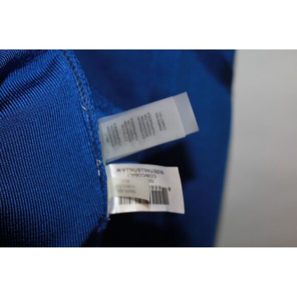 Guess Womens Sleeveless Blue Size M Bodycon Cocktail Bandage Dress Unique LaceUp - Picture 14 of 15